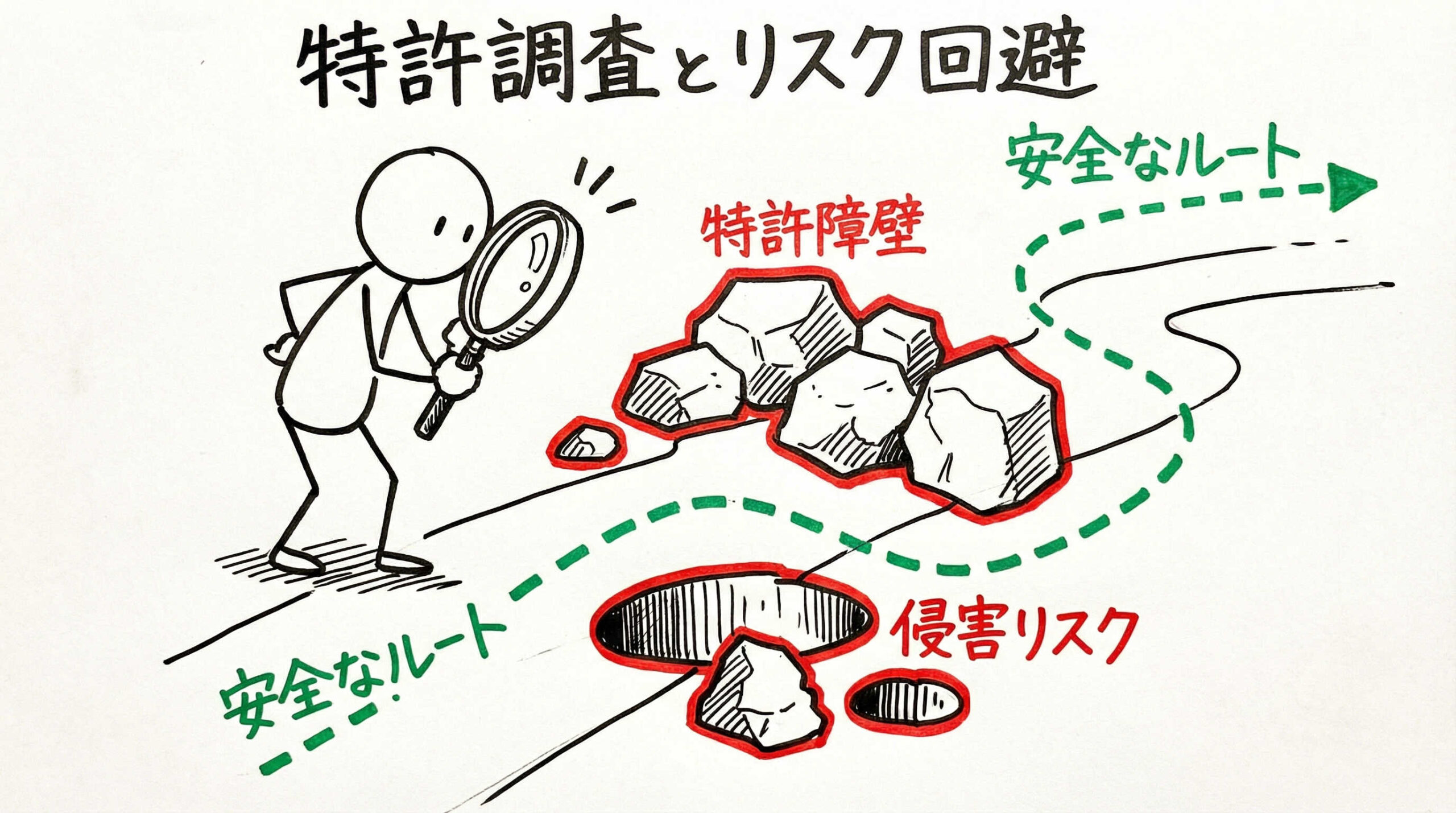 事業化を阻む特許障壁の特定とFTO(侵害予防)調査